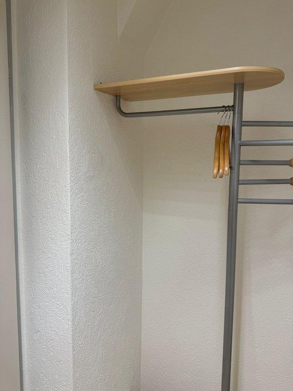 Reparierte Fläche nach Spachtelung und neuer Beschichtung